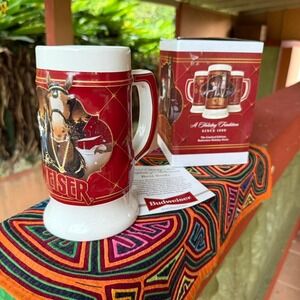 Budweiser Holiday Stein 2022 Best Buds Limited‎ Edition Box COA